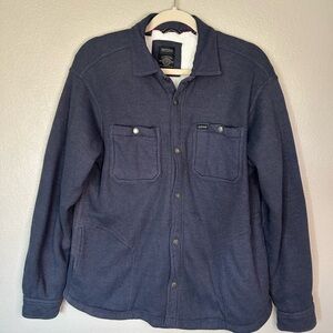 Buffalo David Bitton Men's Sherpa Lined Shirt Jacket Shacket Button Up Sz L